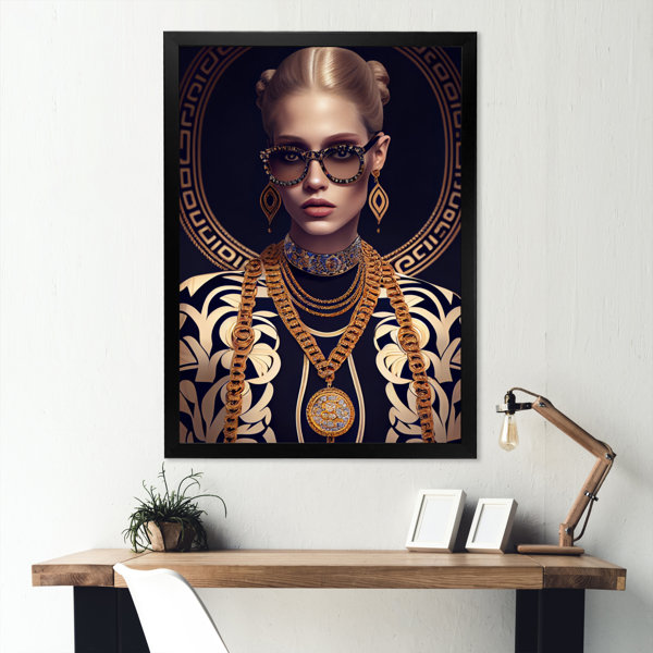 Everly Quinn Fashion Woman III Framed On Canvas Print | Wayfair