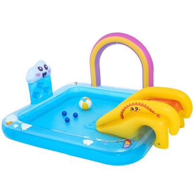 Bestway H2OGO! Centre de jeu gonflable et piscine - Rainbows R N Rays, Splash Wade Pool