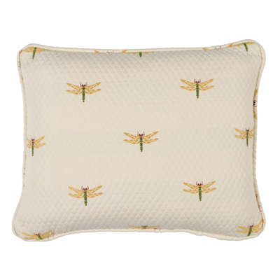 Schumacher Dragonflies Pillow In Yellow