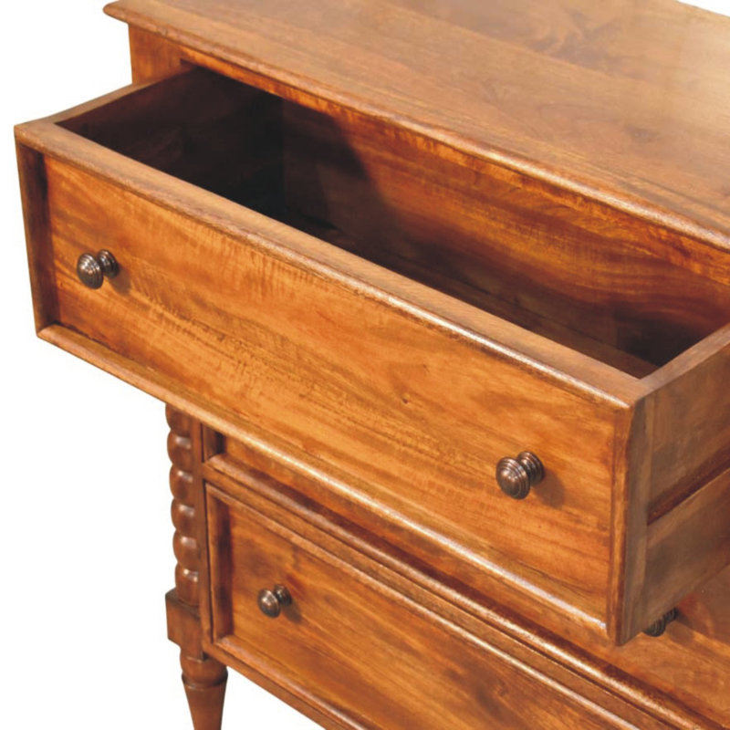 Commode à trois tiroirs Spindle