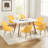 Velvet Upholstered Stacking Side Chair-748443228