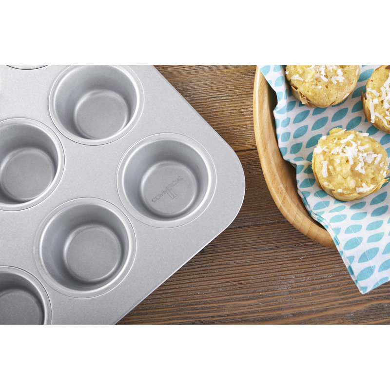 Heavy-Duty Nonstick 12-Cup Aluminized Steel Muffin Pan