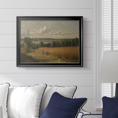 A Wheatfield-John Constable-Framed Gallery Wrapped Canvas-1816