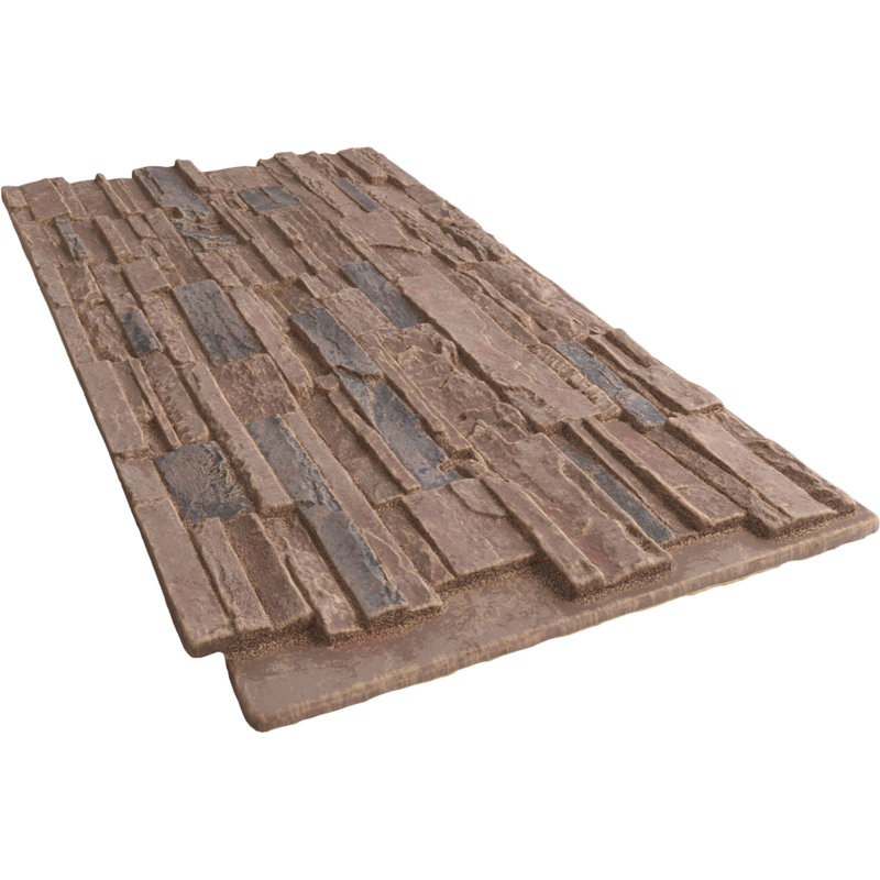 EverStone Cascade Faux Stone Panel, Orchard Cliff