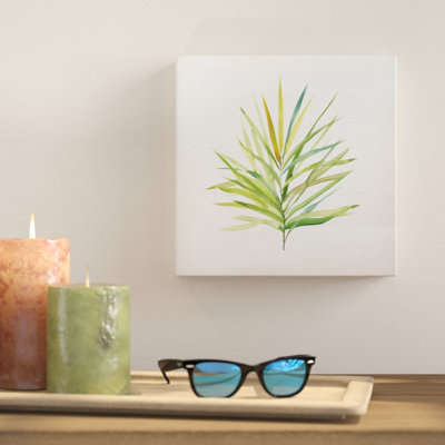 « tropical botanique i », peinture sur toile tendue