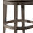 Maven Lane Alexander Swivel Backless Stool with Faux Leather Upholstery-92561090-92561089