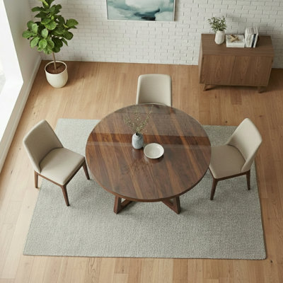 Aurora Home 24" Round Tempered Glass Table Top - Shatterproof & 5X Stronger Replacement Surface for Dining, Office, Patio & Coffee Tables