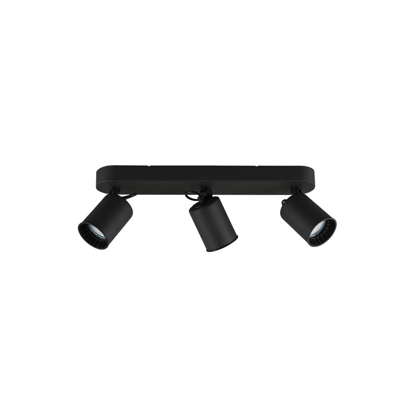 Lonsdale 3-Light 38cm LED Integrated Flush Mount, Black