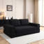 Canapé-lit convertible de 81 po, matelas de lit futon pliable avec coussins 3 en 1-628723092