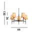 Annabele 5 - Light Shaded Chandelier