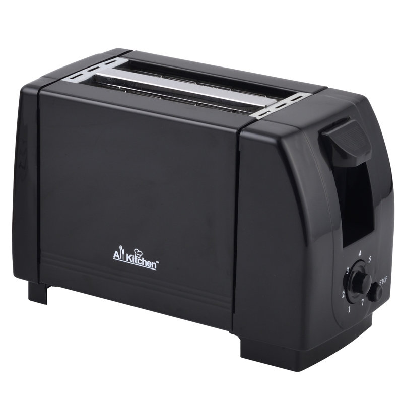 Cool Touch Toaster with 6 Temperature Settings & Extra Wide 1.25" Slots for Bagels, Waffles, Specialty Breads, Puff Pastry, Snacks, ETL Certified, 2 Slices
