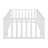 Ethan Modern Minimalist Montessori Pine Wood Floor Bed with Fence and Door-1425871546