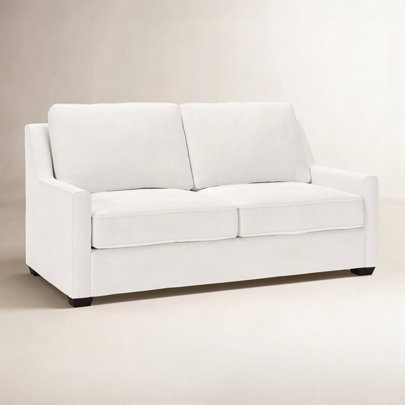 Canapé-lit rembourré 72 po Gemi, Argent coulé Sunbrella®