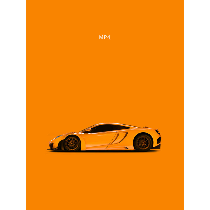 " Mclaren Mp4 ", 48" H x 36" W  