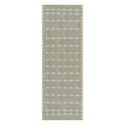 Scandinavian Wool Geometric Area Rug