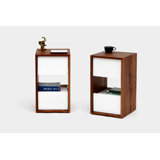 THN 2 - Drawer Solid Wood Nightstand