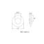 Blaze 1 - Light LED Flush Mounted Sconce-69841835-16499710