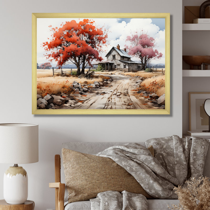 Masumah " Farmhouse Harmony ", Cadre doré à une seule photo, H 12 po x l 20 po x P 1 po