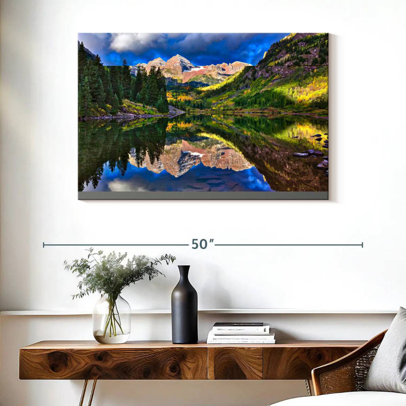 Alvord Spectacular Maroon Bells, H 26 po x l 39 po