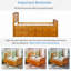 Lit plateforme avec rangement en bois massif et 6 tiroirs-745864233