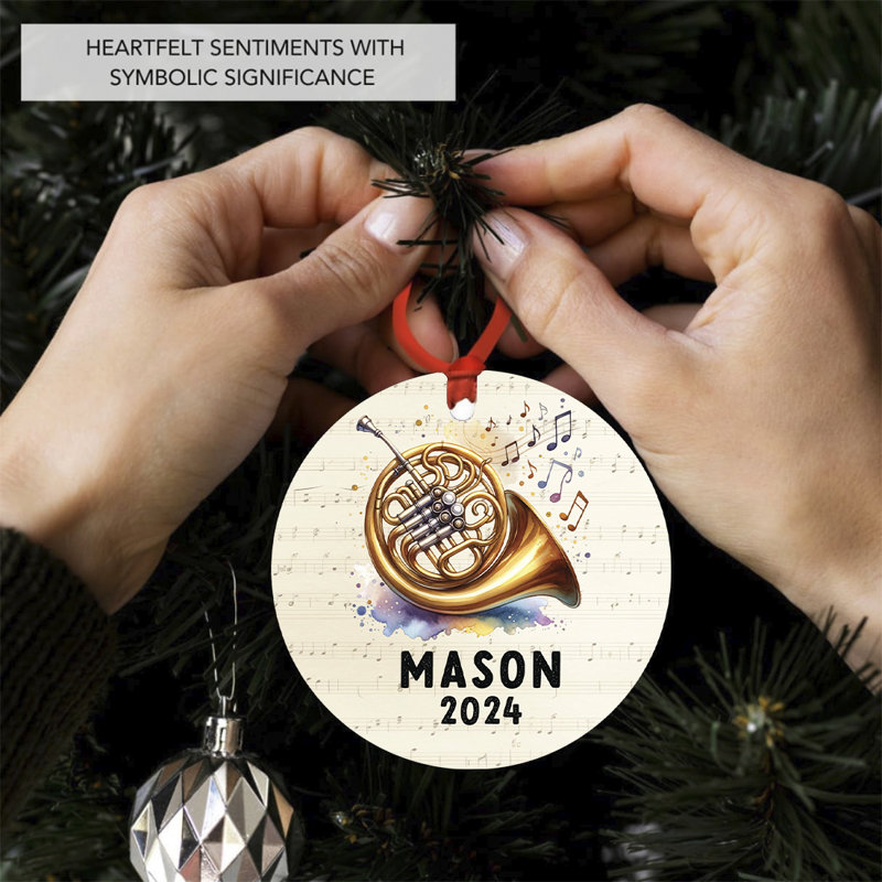 Ornement de Noël personnalisé en métal pour guitare ou joueur de guitare, Oui