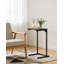 C-Shaped End Table Set Of 2, Tall Over Arm Sofa Table For Living Room And Bedroom, Space-Saving Side Table With Adjustable Feet-1147089376-1147089380