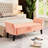 Velvet Upholstered Storage Bench-1557076945