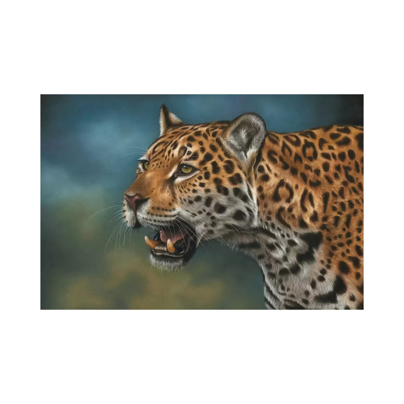 Jaguar 1 Piece Wall Art on Canvas, 20.32 cm H x 30.48 cm W, Canvas