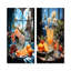 Morning Dreams - Petit déjeuner, ensemble de 2 reproductions d'art sur toile-206648816-206648817