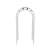 White Vinyl Garden Arbor