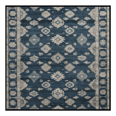 Machine Washable Overdyed Grey Area Rug