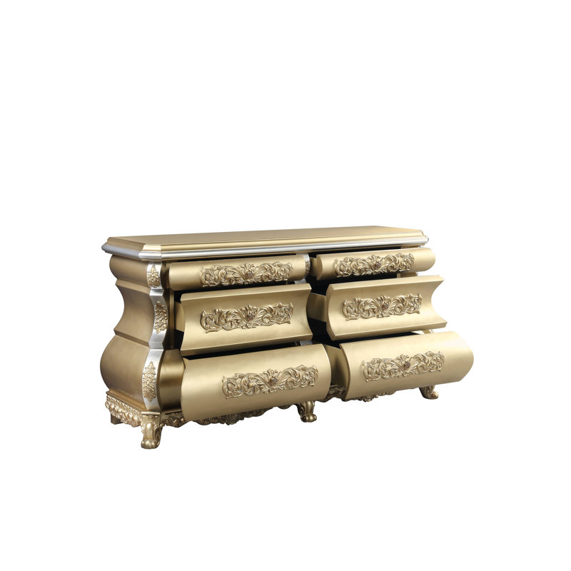 Commode double 6 tiroirs Nelds