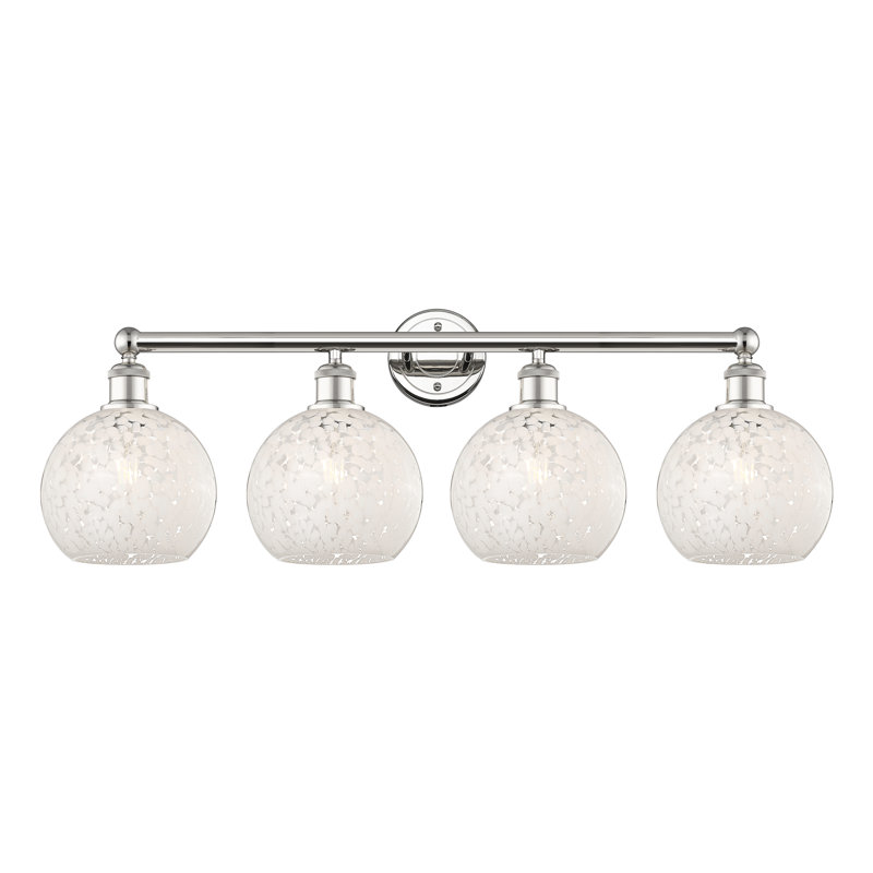 Biancia 4 - Light Dimmable Vanity Light, Polished Nickel