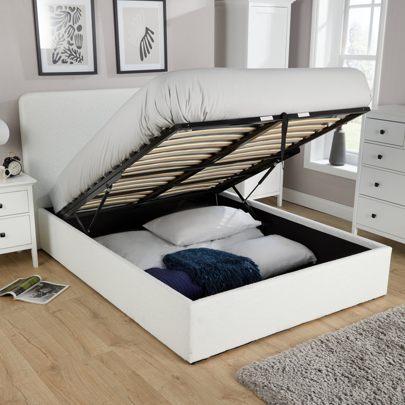 Betrice Upholstered Ottoman Storage Bed, Kingsize (5')