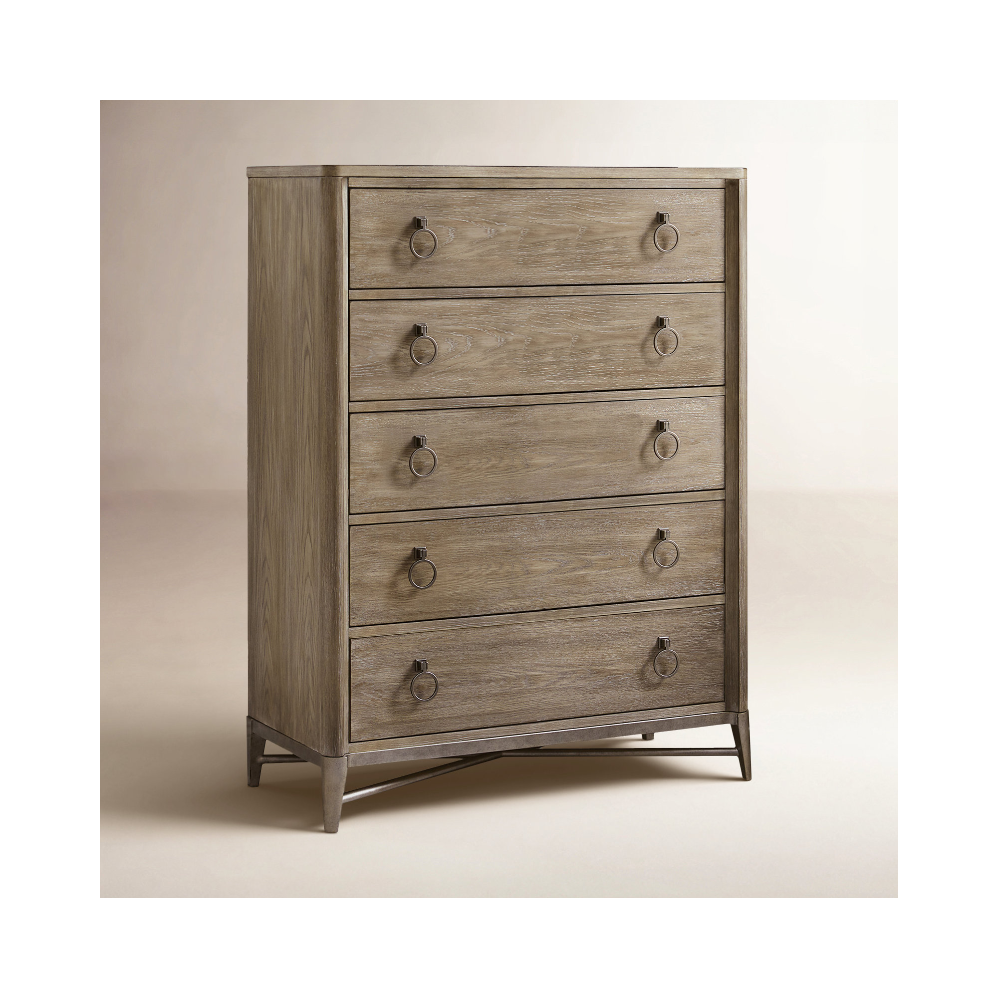 Regan 5 - Drawer Dresser, Natural