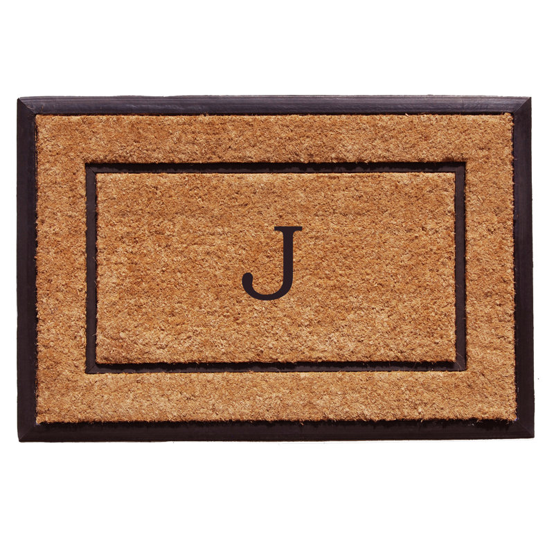 Barreras Non-Slip Outdoor Doormat, J, 24" W x 36" L