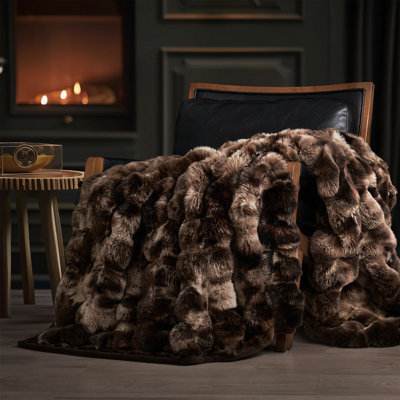 Ridgeline Faux Fur Throw Blanket