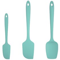 MegaChef Mint Green Silicone and Wood Cooking Utensils Set of 12 - BPA  Free, Hand Wash Recommended - Kitchen Tools - Green Utensil Set in the Kitchen  Tools department at