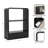 Wooden Wall Shelf with Storage Drawer-1990351948
