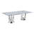 Belshin Contemporary Rectangular Glass Dining Table