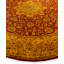 Overdyed Hand-Knotted Wool Modern-Contemporary Gold Area Rug 8' 3" x 8' 5"