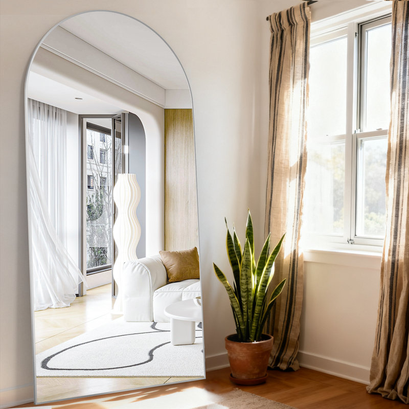 Aluminium Arch Freestanding Full Length Mirror