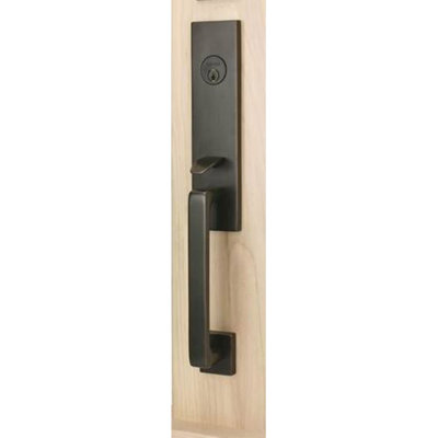 Emtek Davos Monolithic Single Cylinder Tubular Entryset