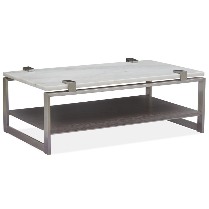 Baroda Rectangular Cocktail Table With End Table, 2 Pieces: Coffee Table, End Table