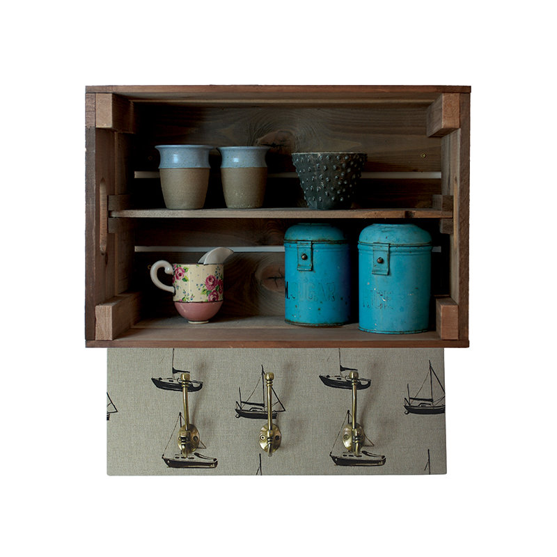 Blackfoot 2 Piece Solid Wood Accent Shelf