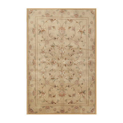 Tapis oriental beige / brun Lynsey