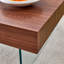 Table basse avec pieds en verre trempé