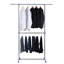 166 cm Adjustable Rolling Clothes Rack-254320205