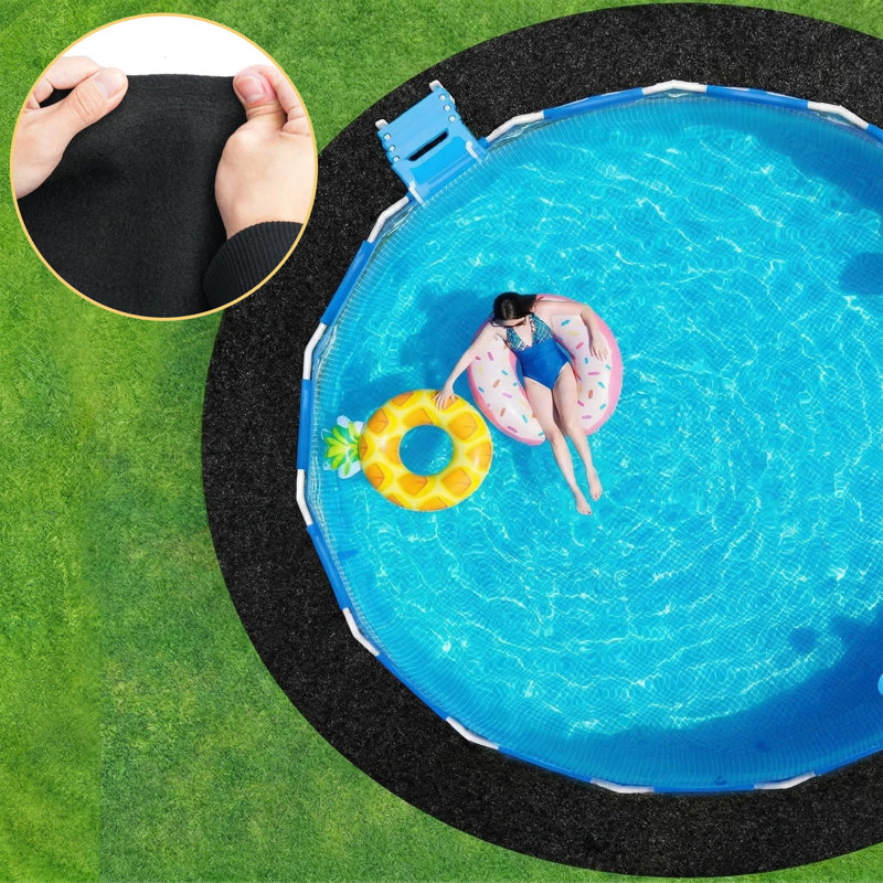 Tapis pour piscine Abimars 450GSM, 27 pi l