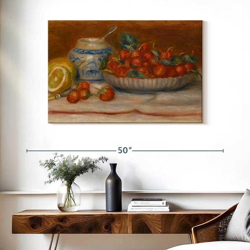 Yarlin Strawberries 1905, 26" H x 39" W